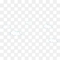卡通手绘可爱云朵-空若网 卡通手绘可爱云朵-空若网