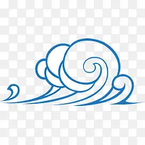 手绘精美云朵天空-空若网 手绘精美云朵天空-空若网