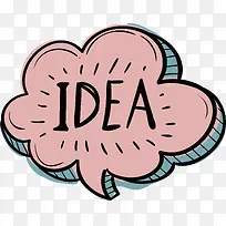 手绘云朵创意-空若网 手绘云朵创意-空若网