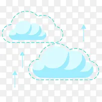 扁平化云朵-空若网 扁平化云朵-空若网