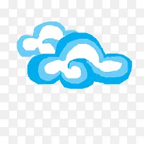 手绘白云-空若网 手绘白云-空若网