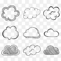 手绘云-空若网 手绘云-空若网