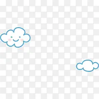卡通可爱白云云朵-空若网 卡通可爱白云云朵-空若网