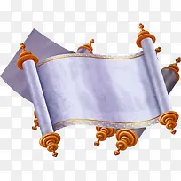 白色卷轴背景-空若网 白色卷轴背景-空若网