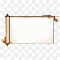 复古白色卷轴-空若网 复古白色卷轴-空若网