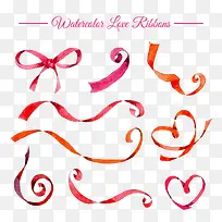 水彩丝带-空若网 水彩丝带-空若网