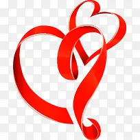 爱心飘带-空若网 爱心飘带-空若网