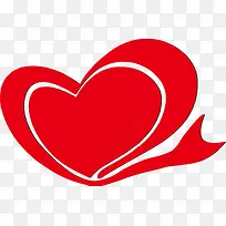 红色高清爱爱丝带-空若网 红色高清爱爱丝带-空若网