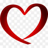 红色丝带爱心创意-空若网 红色丝带爱心创意-空若网