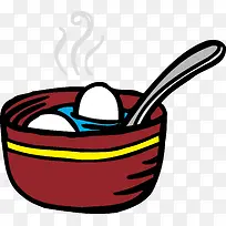 汤圆矢量素材-空若网 汤圆矢量素材-空若网