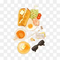 手绘美食-空若网 手绘美食-空若网