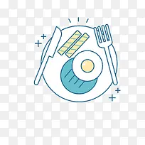 卡通简约美食装饰广告设计-空若网 卡通简约美食装饰广告设计-空若网