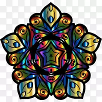 花卉设计对称万花筒-曼陀罗-空若网 花卉设计对称万花筒-曼陀罗-空若网