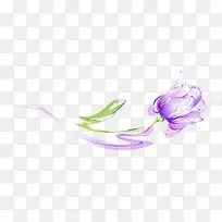 紫色玫瑰手绘-空若网 紫色玫瑰手绘-空若网