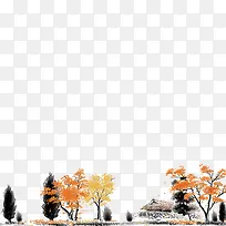 水墨画树-空若网 水墨画树-空若网