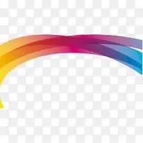 彩色飘带漂浮-空若网 彩色飘带漂浮-空若网