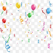 多彩漂浮彩带-空若网 多彩漂浮彩带-空若网