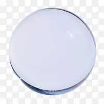 玻璃微软天蓝色水晶球-空若网 玻璃微软天蓝色水晶球-空若网