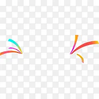 彩色喜庆节日彩带-空若网 彩色喜庆节日彩带-空若网