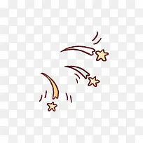 欢快热闹彩带星星卡通手绘-空若网 欢快热闹彩带星星卡通手绘-空若网