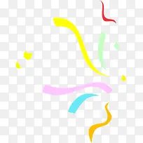 卡通彩色节日彩带-空若网 卡通彩色节日彩带-空若网