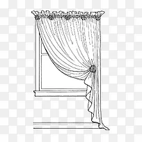 手绘窗帘-空若网 手绘窗帘-空若网