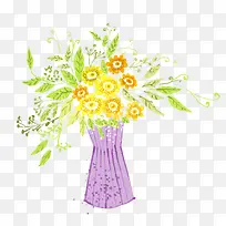 手绘黄花-空若网 手绘黄花-空若网