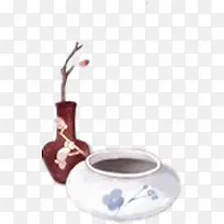 水彩花瓶-空若网 水彩花瓶-空若网