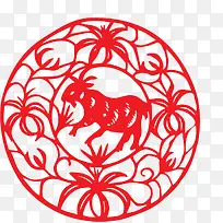 窗花剪纸素材-空若网 窗花剪纸素材-空若网