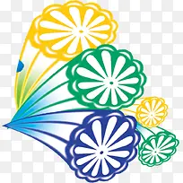 彩色镂空窗花-空若网 彩色镂空窗花-空若网