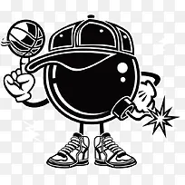 卡通科技机器人装饰手绘装饰-空若网 卡通科技机器人装饰手绘装饰-空若网