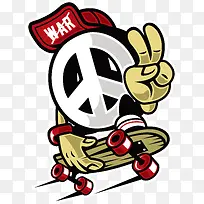 卡通科技机器人装饰手绘装饰-空若网 卡通科技机器人装饰手绘装饰-空若网