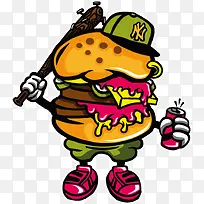 卡通科技机器人装饰手绘装饰-空若网 卡通科技机器人装饰手绘装饰-空若网