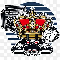 卡通科技机器人装饰手绘装饰-空若网 卡通科技机器人装饰手绘装饰-空若网