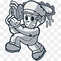 卡通科技机器人装饰手绘装饰-空若网 卡通科技机器人装饰手绘装饰-空若网