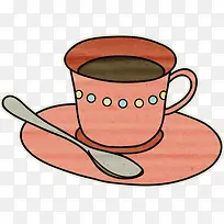 卡通一杯咖啡贴纸图案-空若网 卡通一杯咖啡贴纸图案-空若网