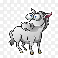 卡通马贴纸矢量图-空若网 卡通马贴纸矢量图-空若网