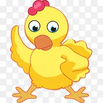 卡通可爱小鸡矢量图-空若网 卡通可爱小鸡矢量图-空若网