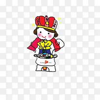 爱吃火锅的小女孩-空若网 爱吃火锅的小女孩-空若网