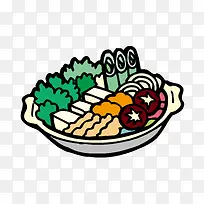 卡通手绘美食火锅-空若网 卡通手绘美食火锅-空若网