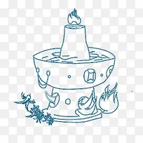 手绘火锅-空若网 手绘火锅-空若网