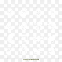 卡通食物矢量图标-空若网 卡通食物矢量图标-空若网