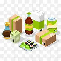 食品食物餐饮矢量图-空若网 食品食物餐饮矢量图-空若网