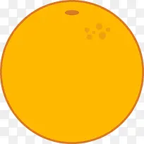 卡通矢量橙子水果图-空若网 卡通矢量橙子水果图-空若网