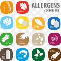 矢量食物小图标-空若网 矢量食物小图标-空若网