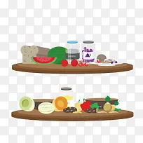 层架上的食物-空若网 层架上的食物-空若网