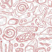 手绘食物-空若网 手绘食物-空若网