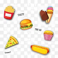 卡通食物素材-空若网 卡通食物素材-空若网