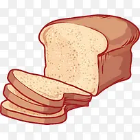手绘面包矢量图-空若网 手绘面包矢量图-空若网