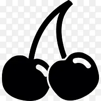 樱桃干图标-空若网 樱桃干图标-空若网
